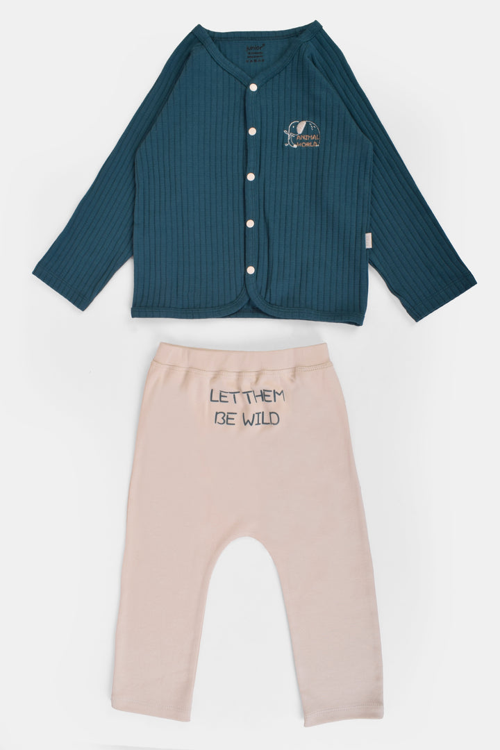 Round Printed Pajamas Set