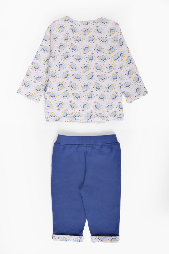 Round Printed Pajamas Set