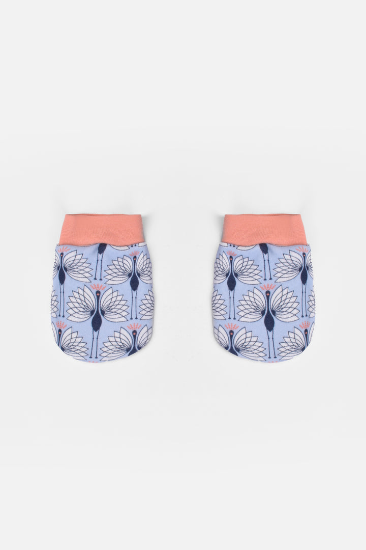 Printed Baby Mittens Pack Of 2