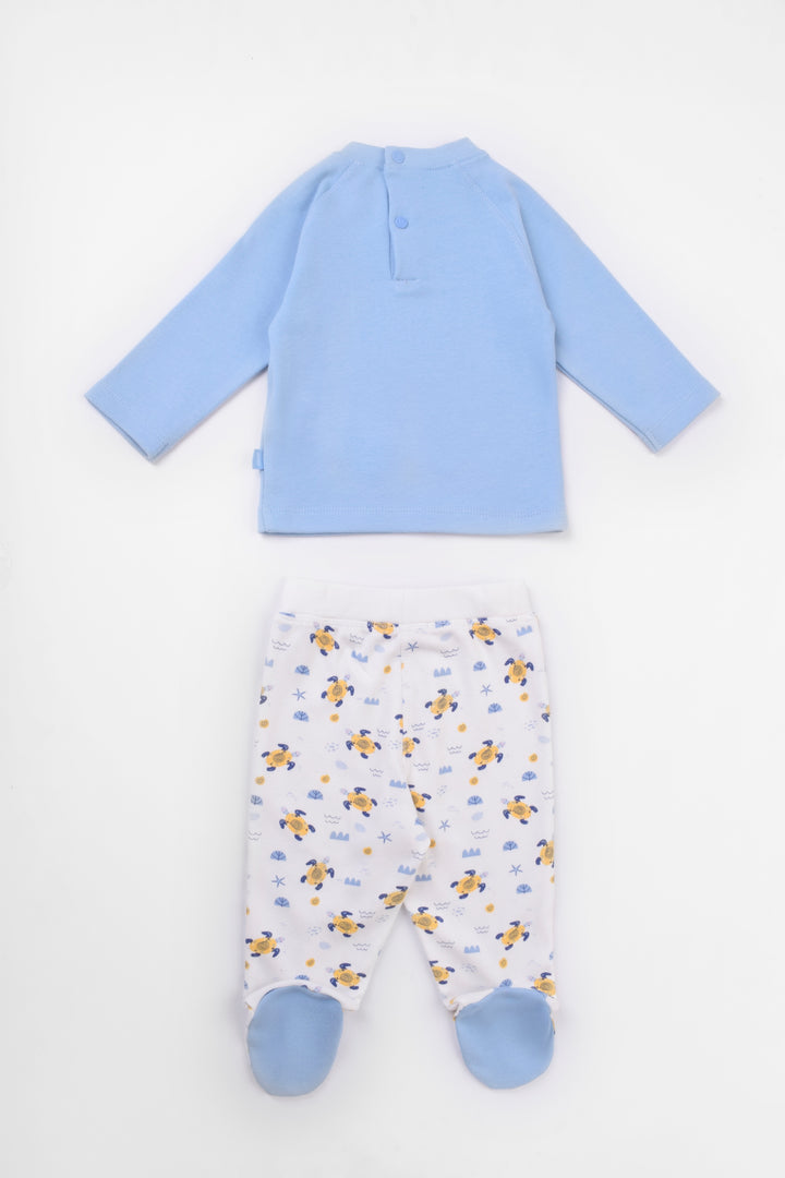 Round Printed Pajamas Set