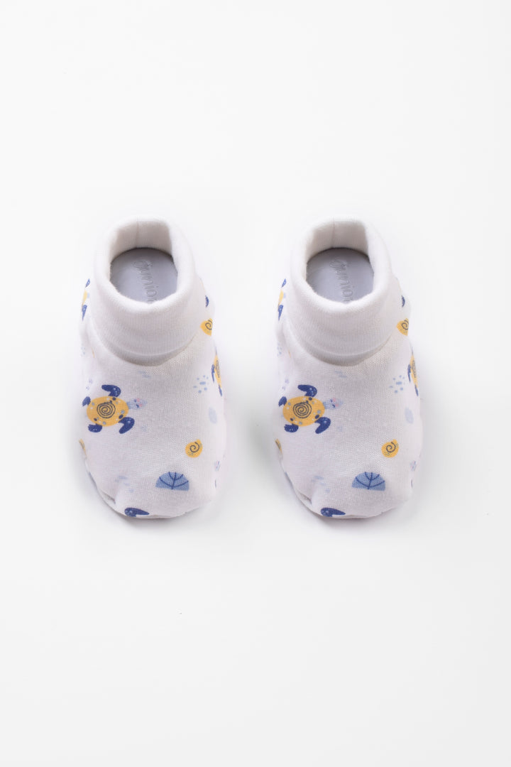 Printed Baby Slippers Pack Of 2