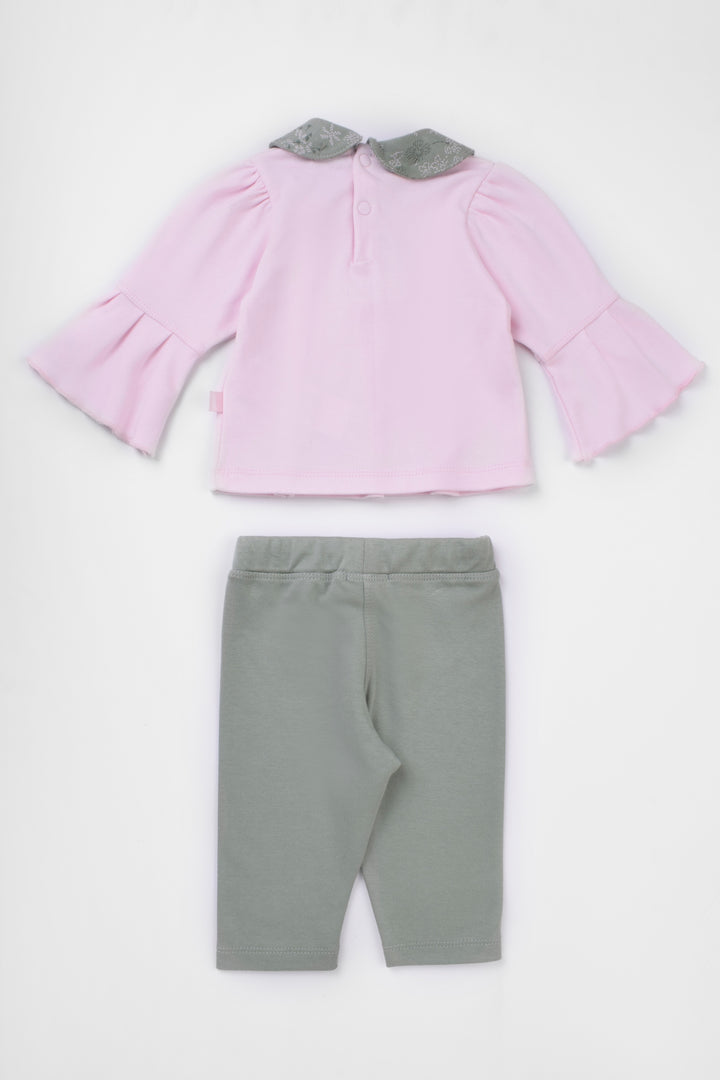 Round Printed Pajamas Set