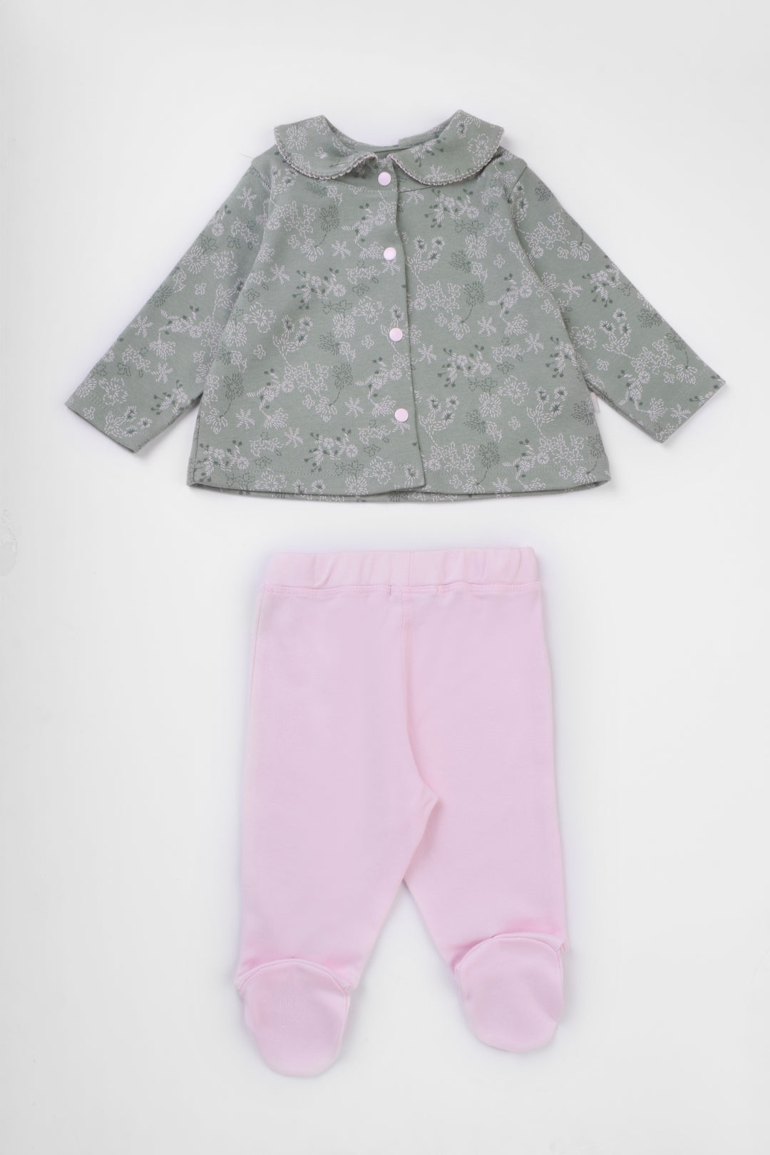 Round Printed Pajama Set