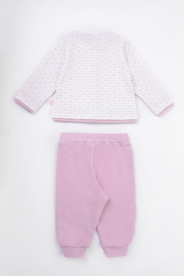 Round Printed Pajamas Set