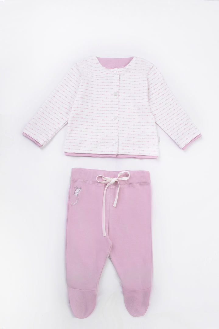 Round Printed Pajamas Set