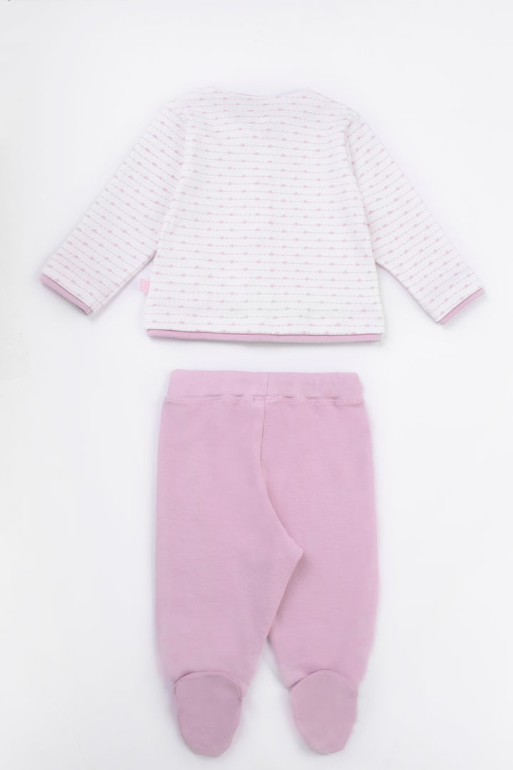 Round Printed Pajamas Set
