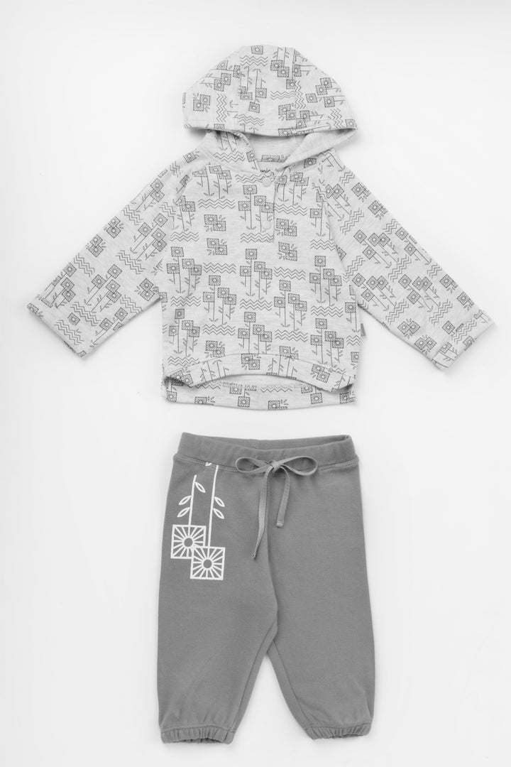 Round Printed Pajama Set