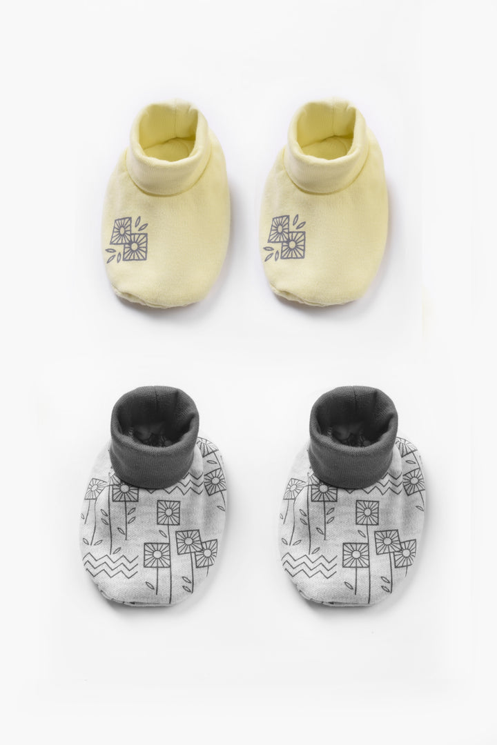 Printed Baby Slippers Pack Of 2