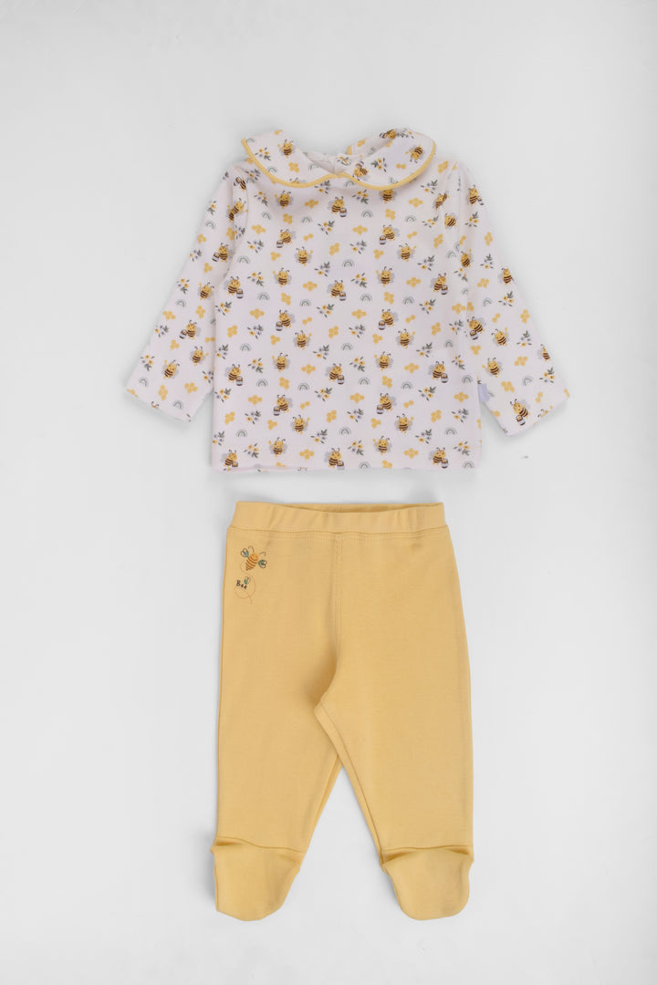 Round Printed Pajamas Set