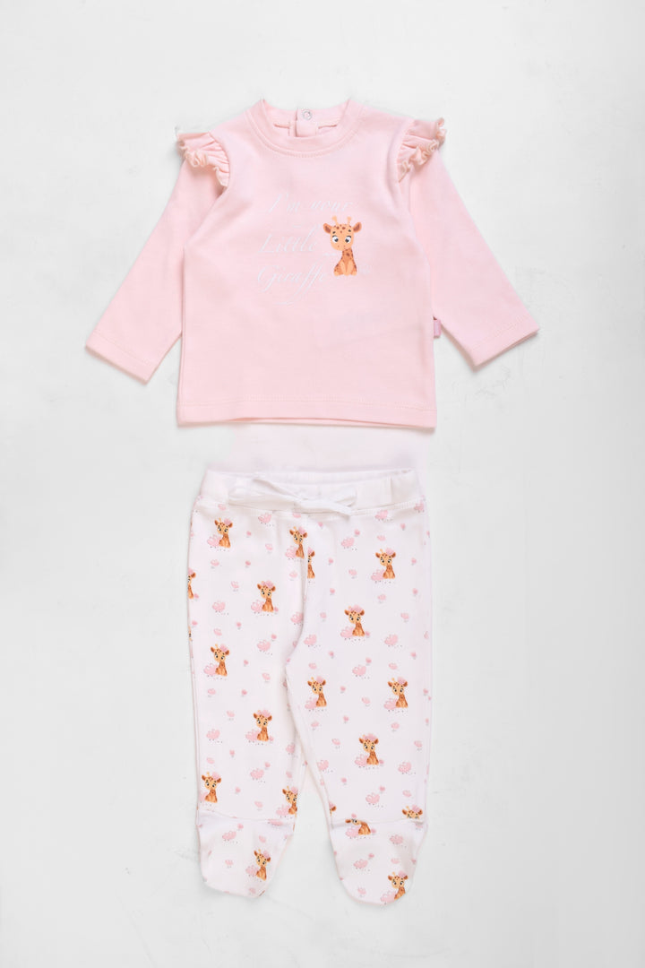 Round Printed Pajamas Set