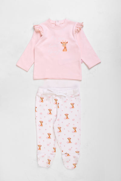 Round Printed Pajama Set