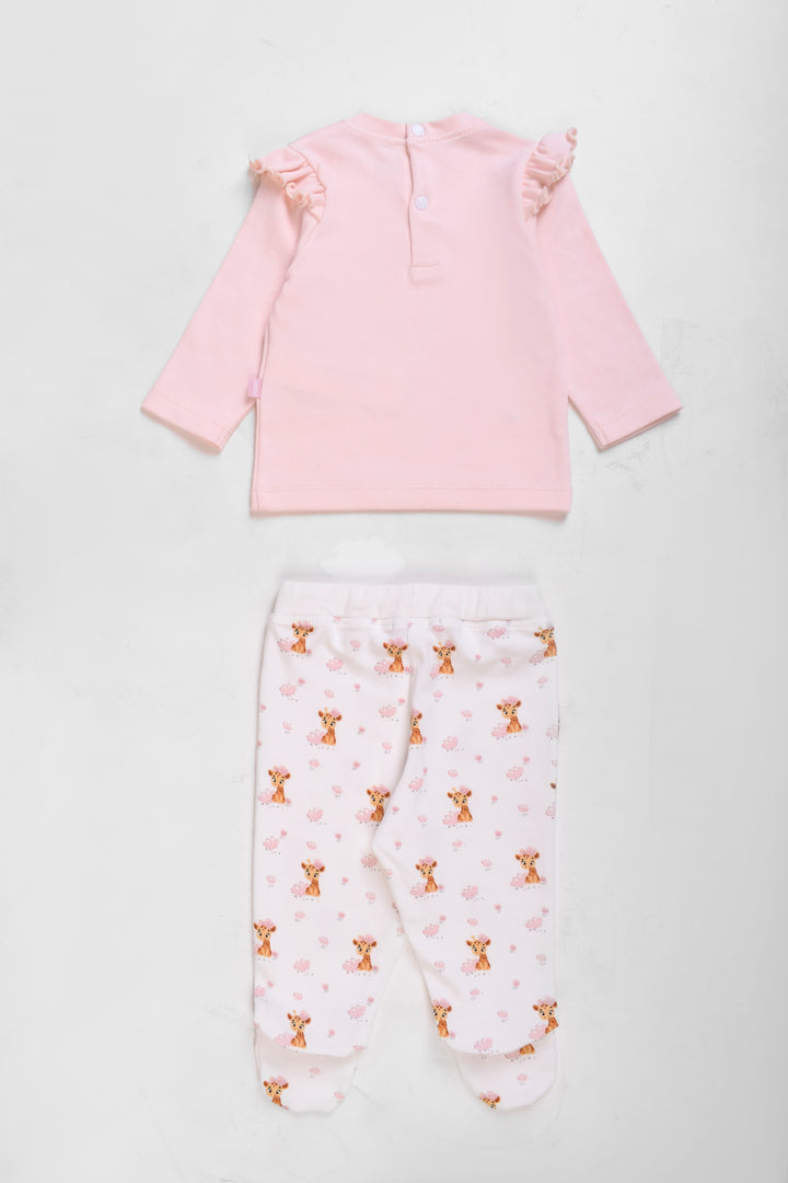 Round Printed Pajamas Set