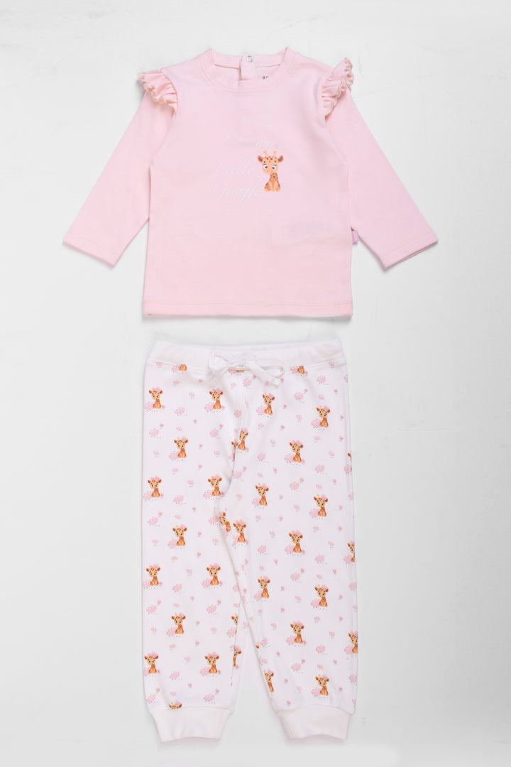 Round Printed Pajamas Set