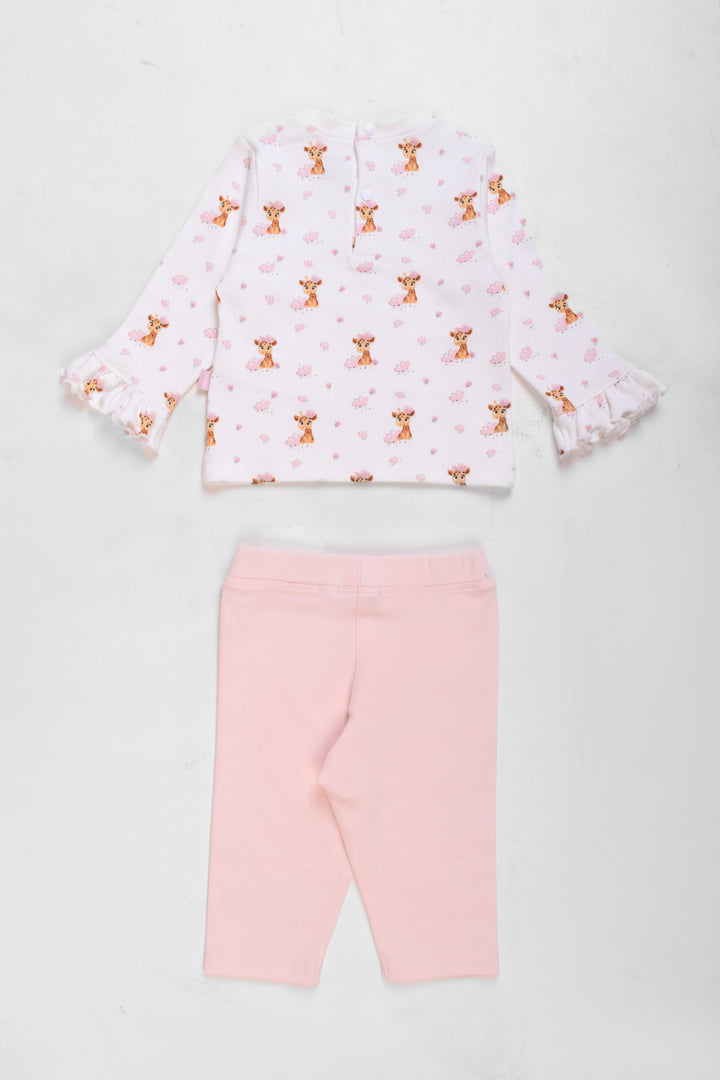 Round Printed Pajamas Set