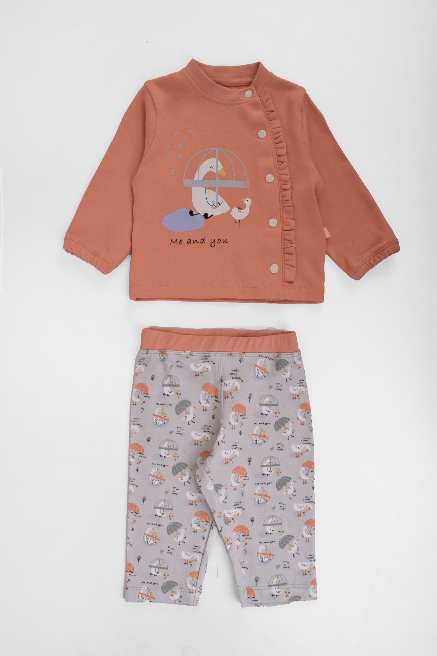 Round Printed Pajamas Set