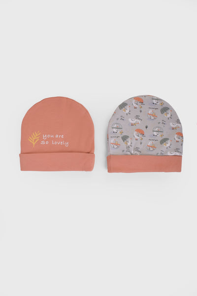 Printed Baby Beanie P/2