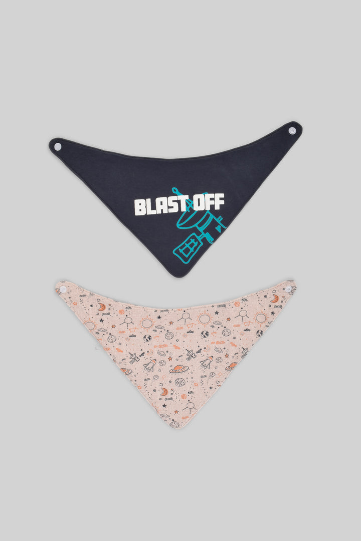 Printed Baby Bib Pack Of 2