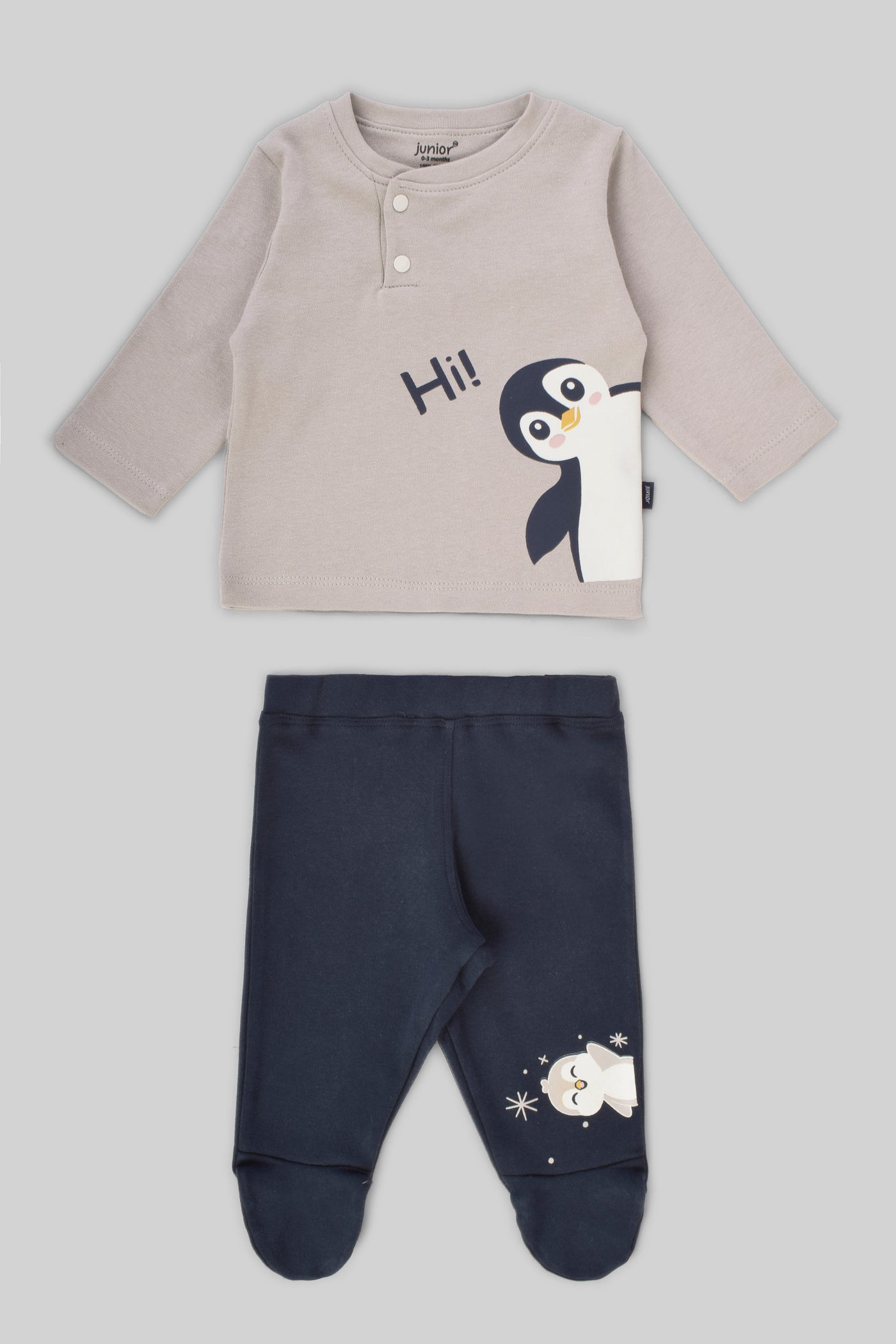 Rouned Pajamas Set