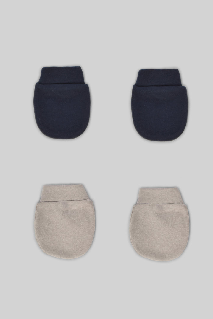 Printed Baby Mittens Pack Of 2