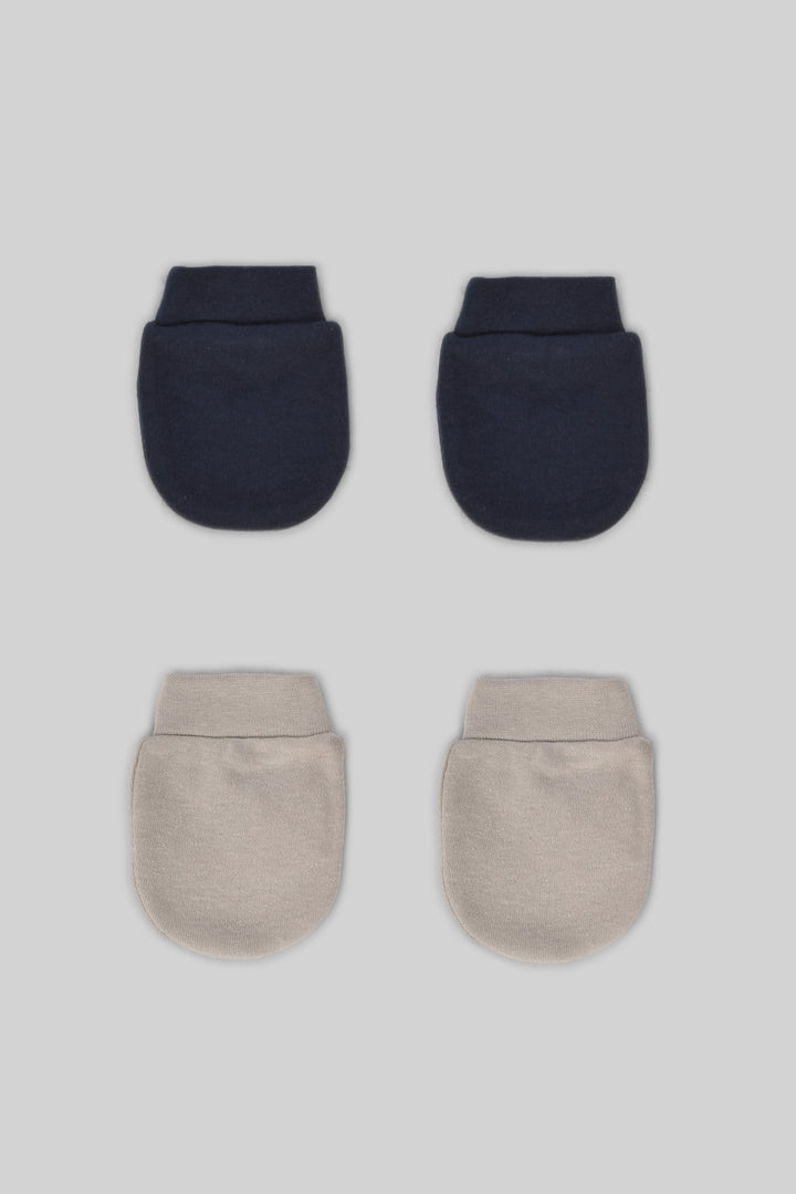 Printed Baby Mittens Pack Of 2