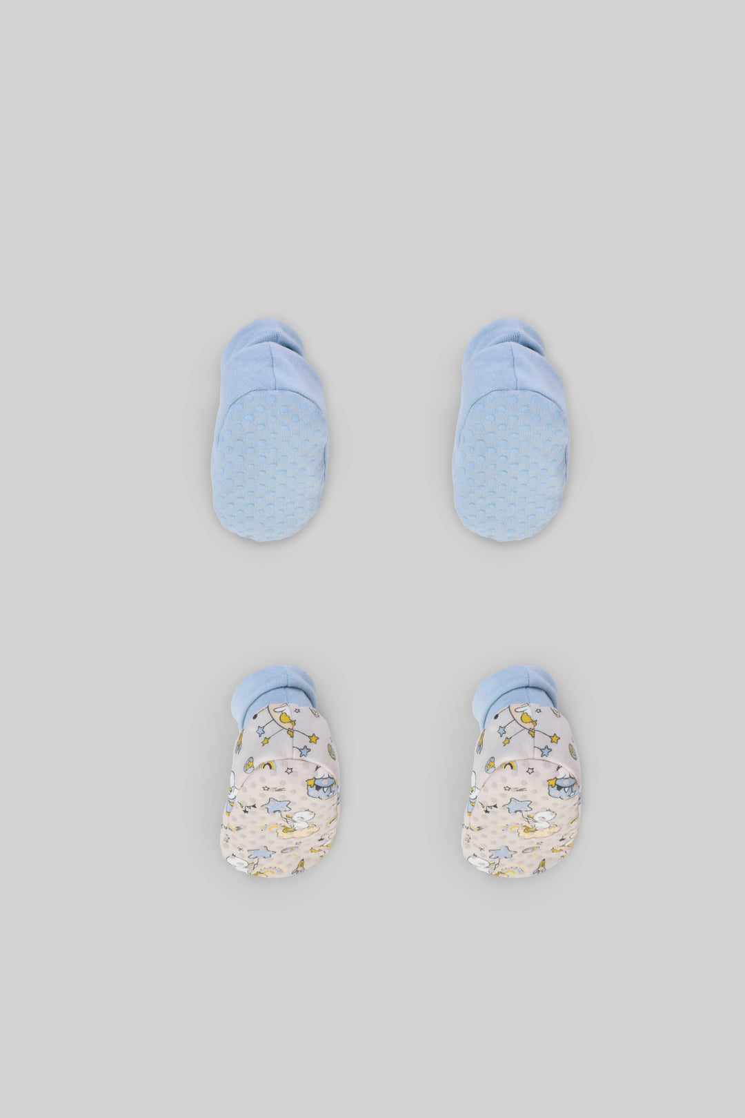 Printed Baby Slippers Pack Of 2