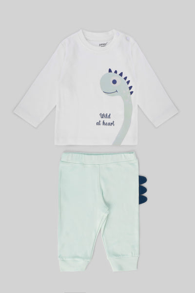 Rouned Pajamas Set