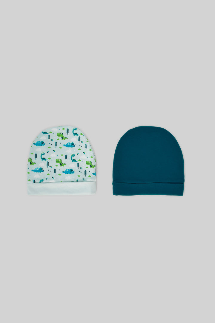 Printed Baby Baby Hats Pack Of 2