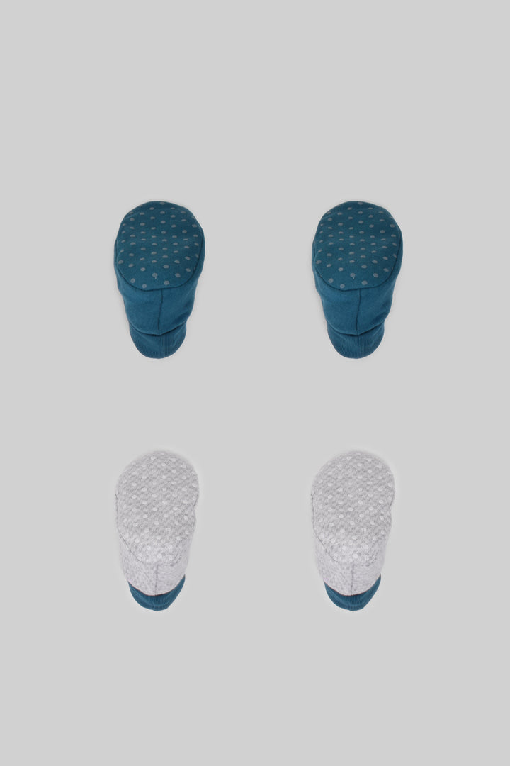 Printed Baby Slippers Pack Of 2