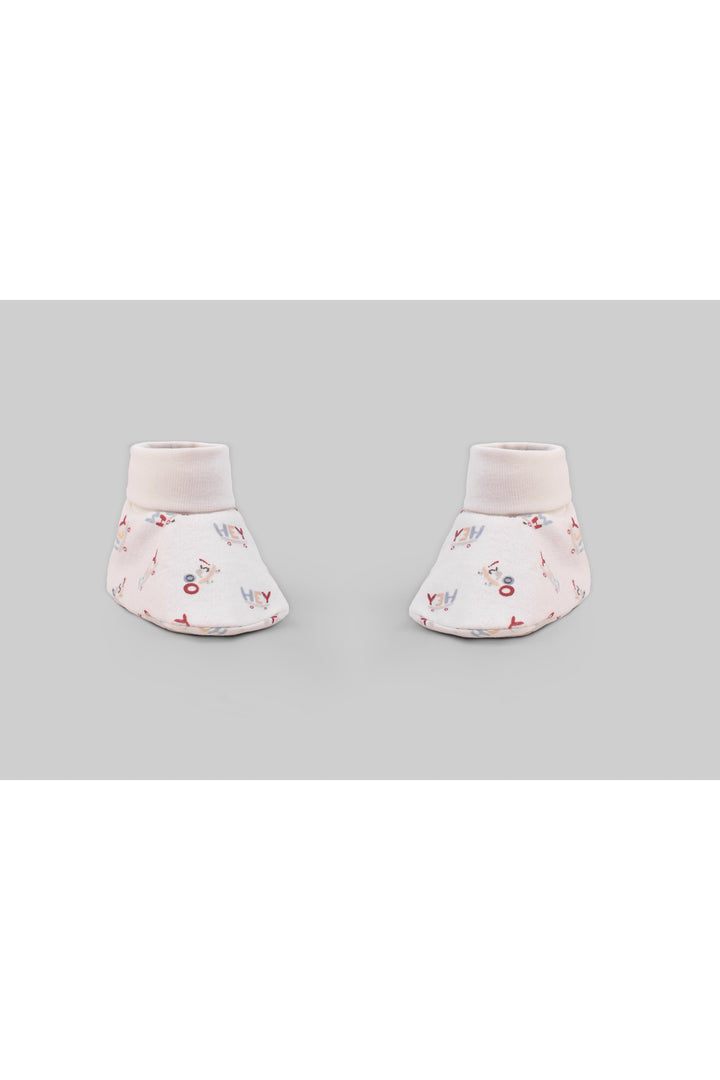 Printed Baby Slippers Pack Of 2