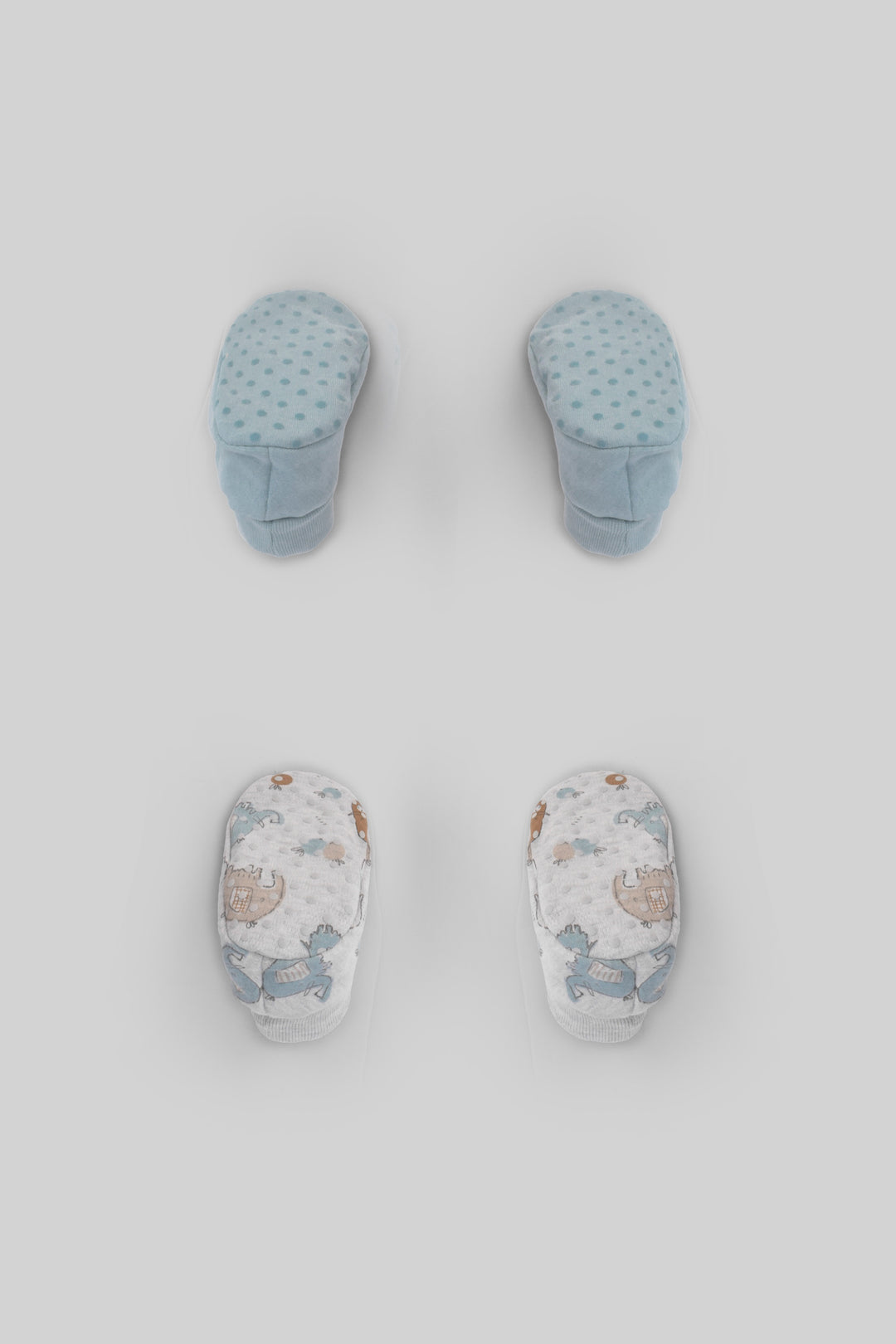Printed Baby Slippers Pack Of 2