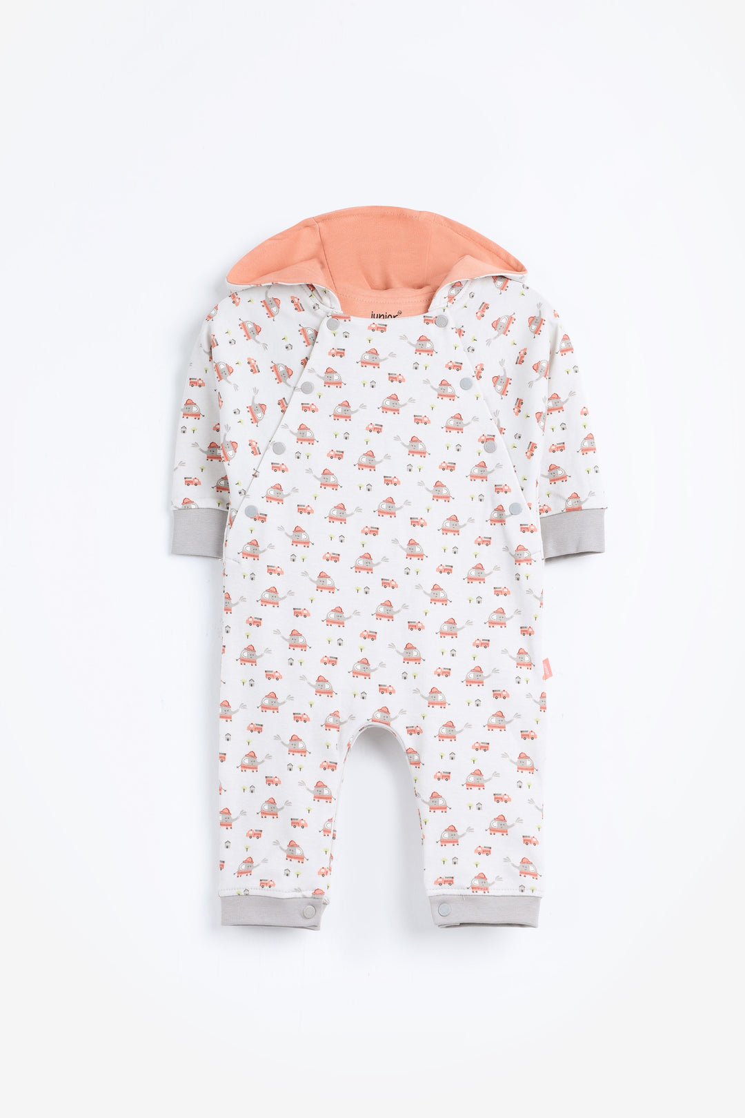 Printed Hooded Jumpsuit 3-2093-25