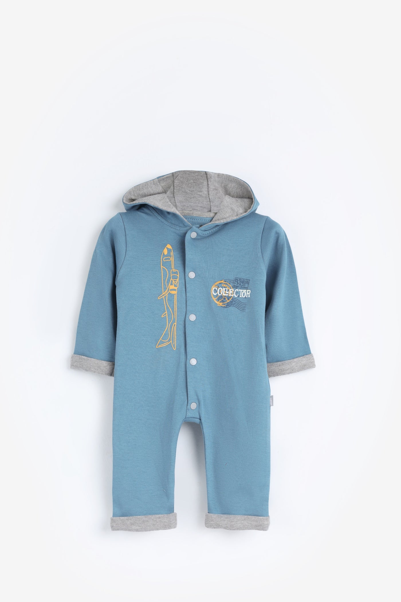 Printed Hooded Jumpsuit 3-2103-25
