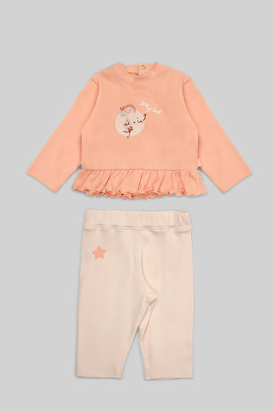 Rouned Pajamas Set