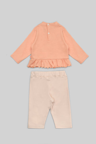 Rouned Pajamas Set