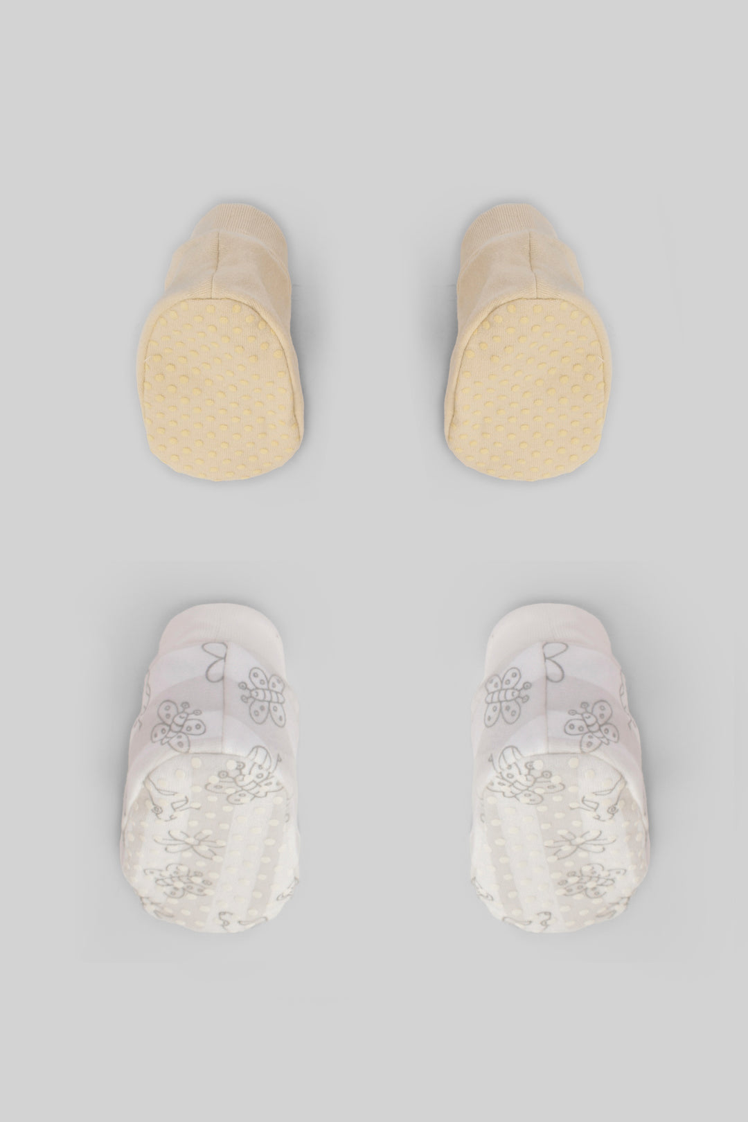 Printed Baby Slippers Pack Of 2