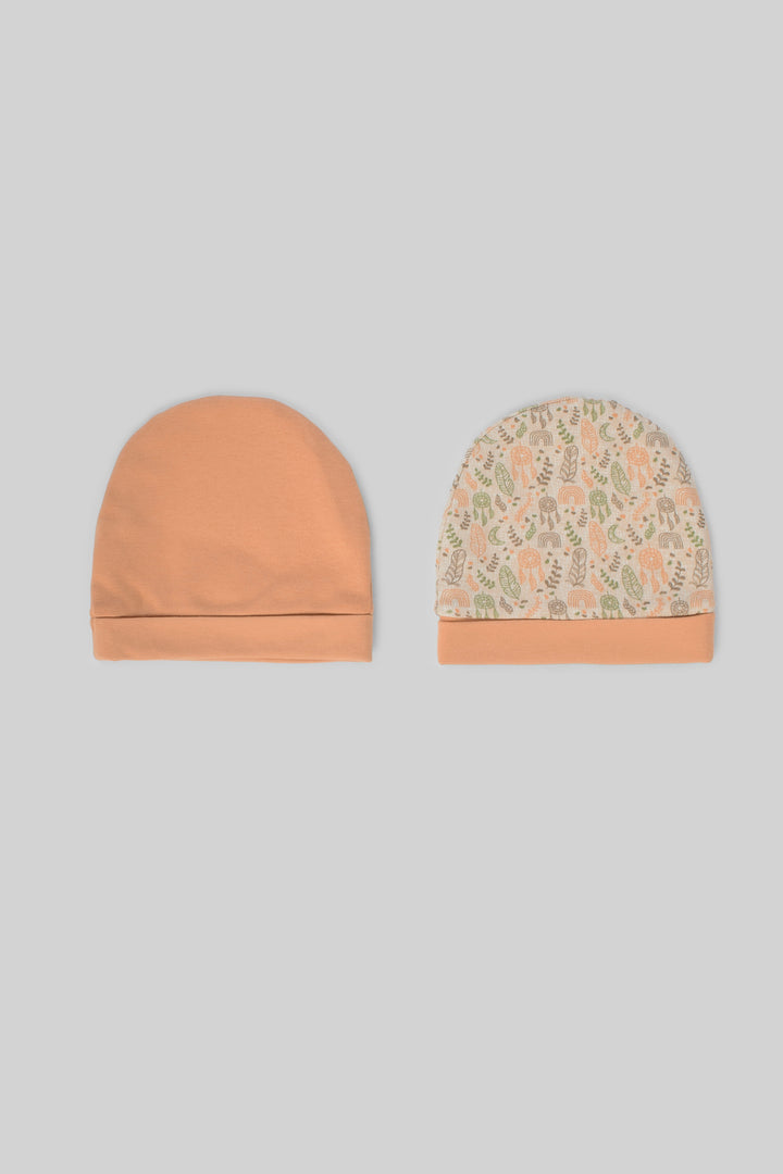 Printed Baby Baby Hats Pack Of 2