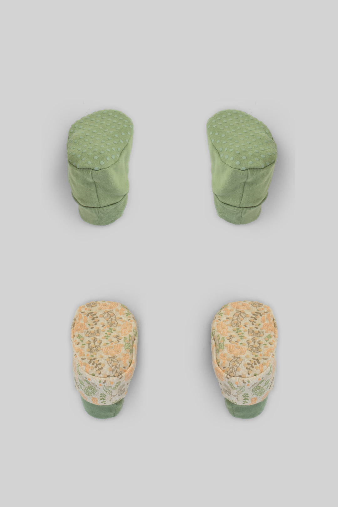 Printed Baby Slippers Pack Of 2