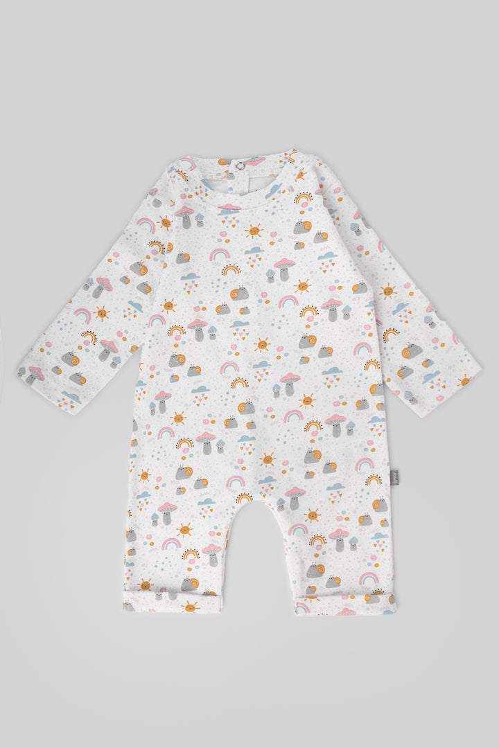 Rouned Printed Jumpsuit
