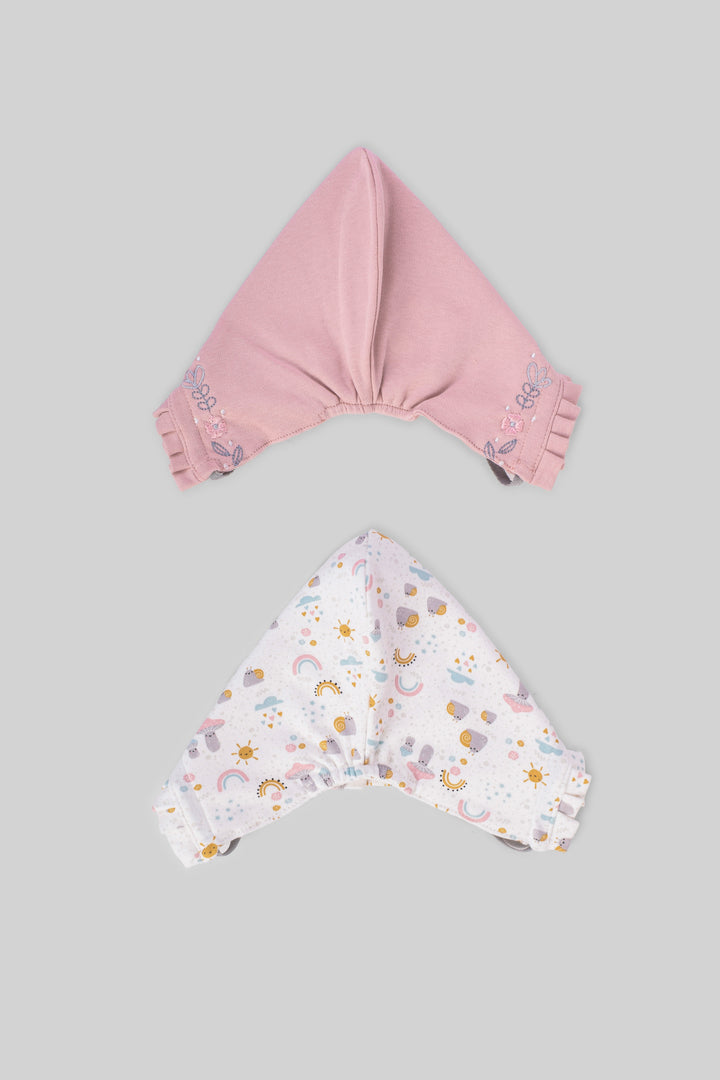 Printed Baby Baby Hats Pack Of 2