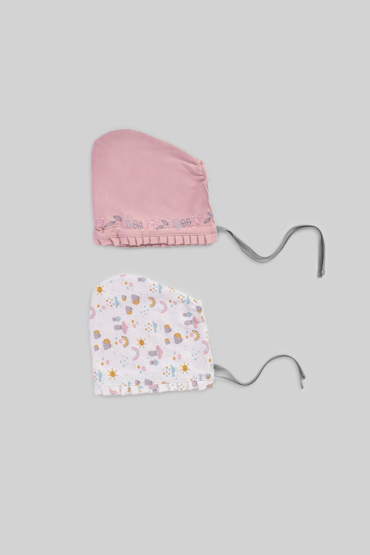 Printed Baby Baby Hats Pack Of 2
