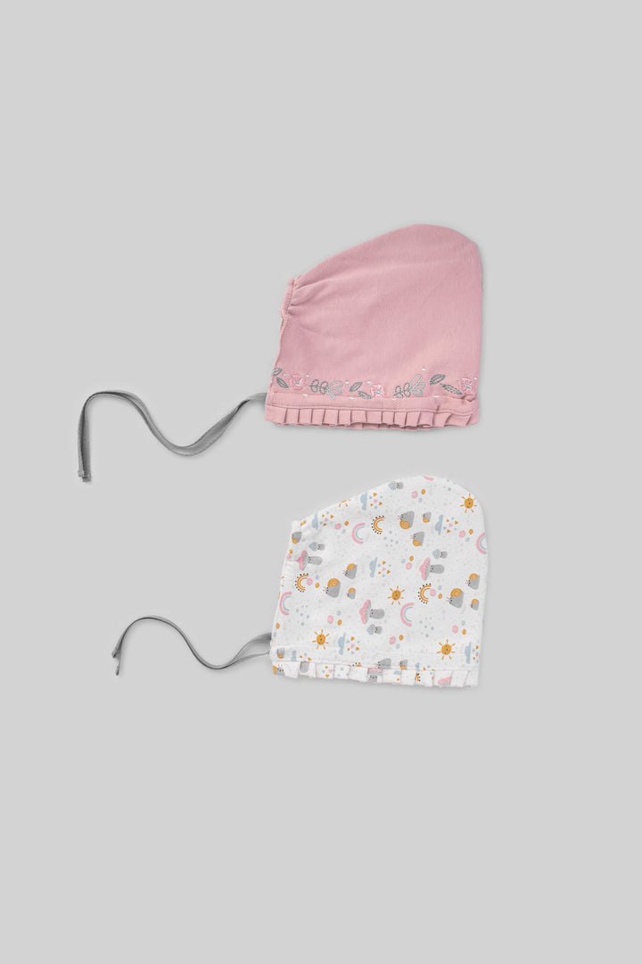 Printed Baby Baby Hats Pack Of 2