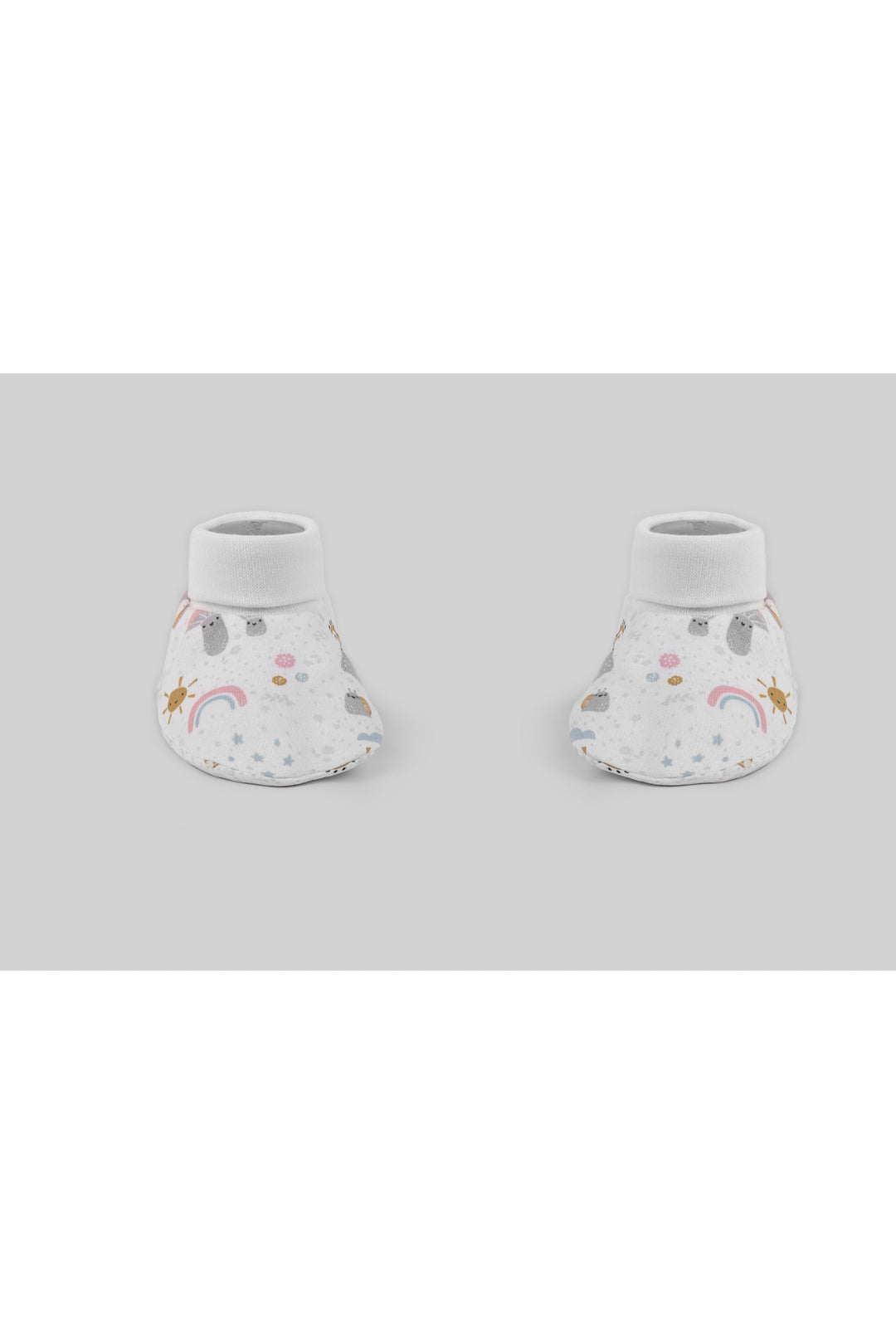 Printed Baby Slippers Pack Of 2