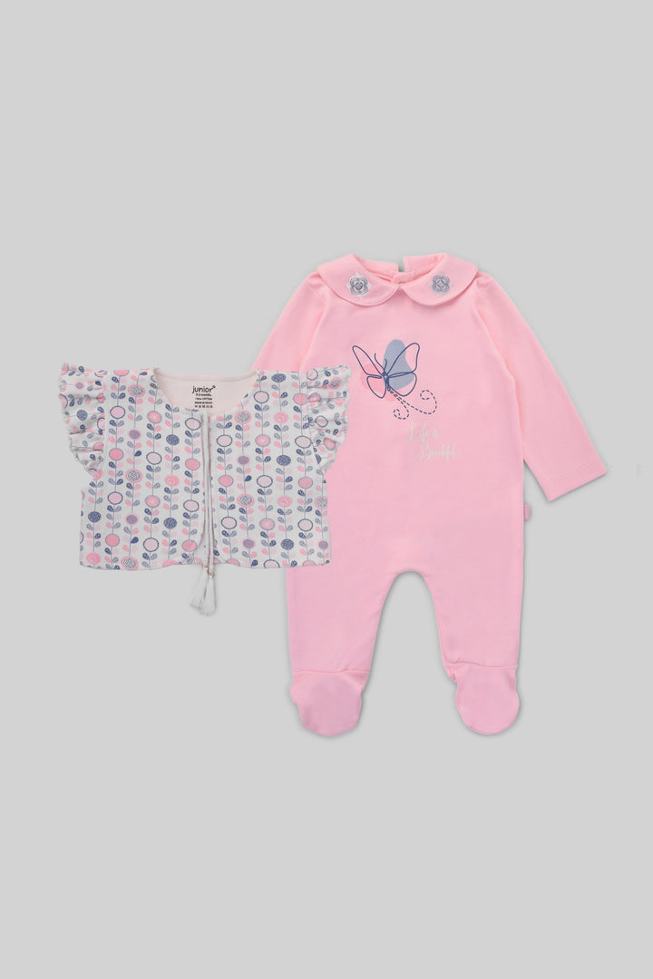Rouned Jumpsuit Set