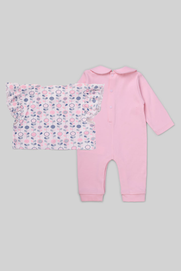 Rouned Jumpsuit Set