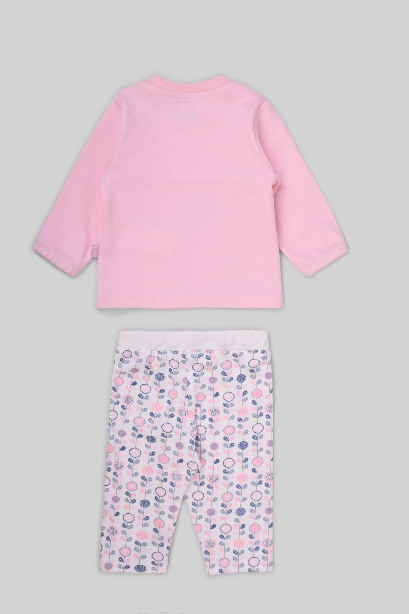 Rouned Printed Pajamas Set