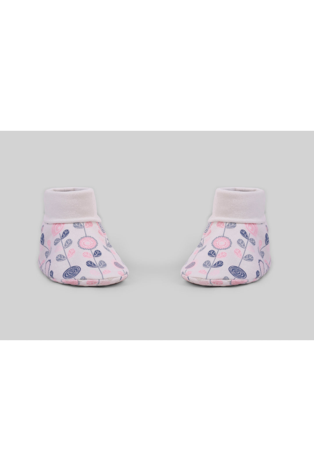 Embroidered Baby Slippers Pack Of 2