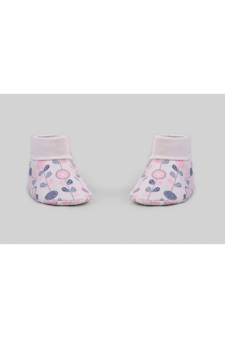 Embroidered Baby Slippers Pack Of 2