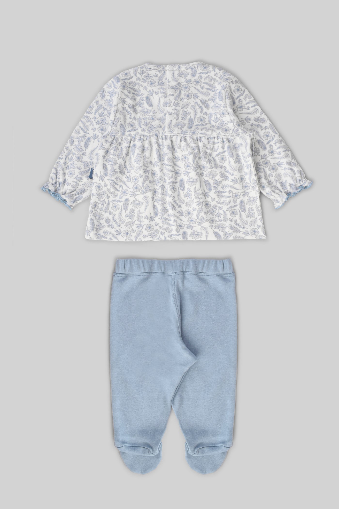 Rouned Printed Pajamas Set