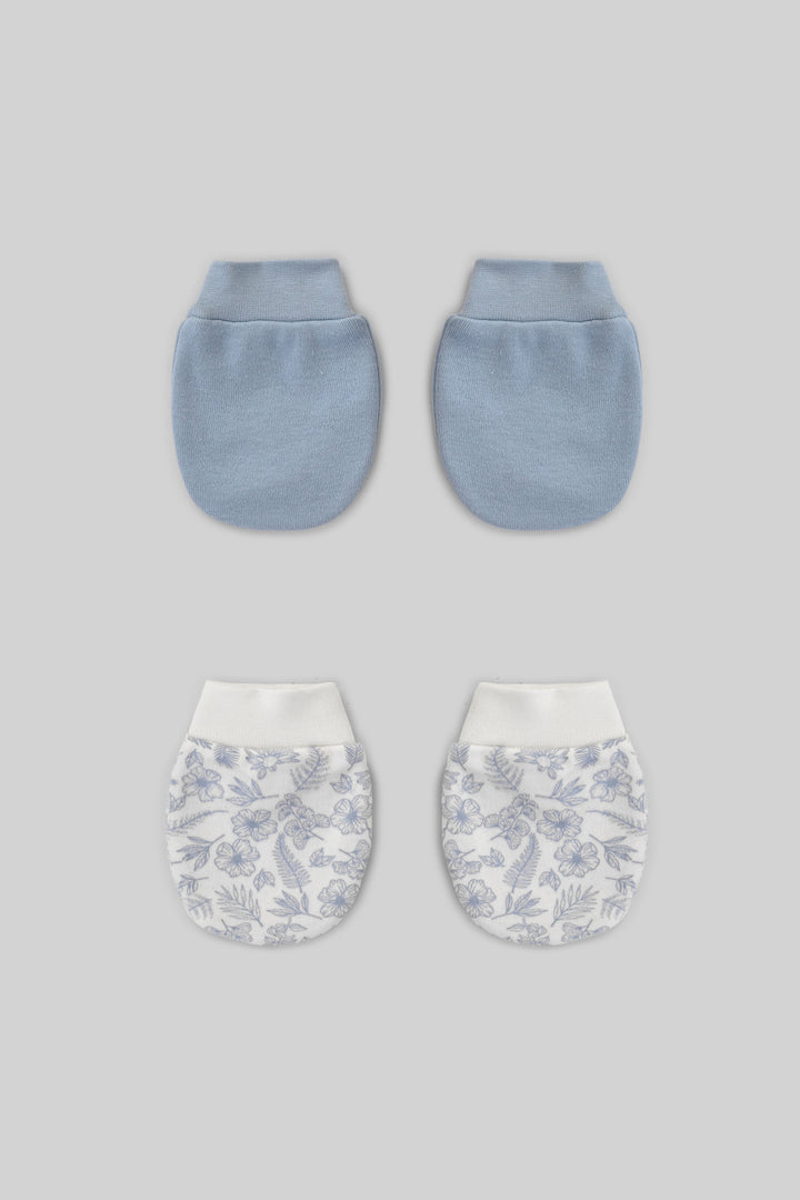Printed Baby Mittens Pack Of 2