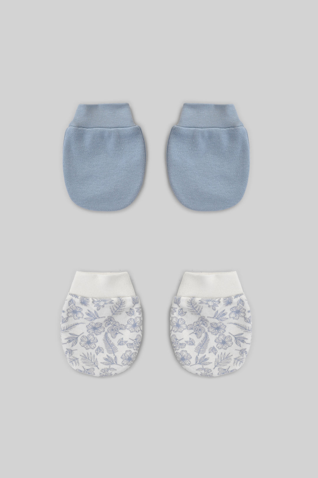 Printed Baby Mittens Pack Of 2